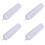 4X 250ml White Transparent Plastic Sauce Squeeze Bottle Dispenser with Cap 1