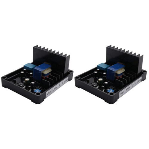 2PCS Generator Set Accessories GB160 Voltage Regulator AVR Brushed Generator