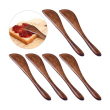 50 Packungen Buttermesser Aus Holz, 6 Zoll Gewürzmesser, Holz, Super Praktisch, Küchenutensilien, Erdnussgelee Verteiler