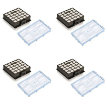 4Pcs Motor Filter and 4Pcs HEPA Filter for BSGL VSZ BSD BSA Series Vacuum Cleaner Parts