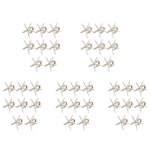 Servilleteros Hechos Una Mano Con Forma de Estrella de Mar, Juego de 40, Servilletero de Imitación de Estrella de Mar para Bodas, Fiestas,