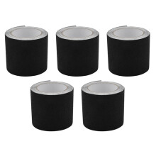5X Non-Slip Stair Tape - Indoor & Outdoor Waterproof Safety Steps,80 Grit, Black,5M