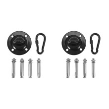 2X Cadeira Suspensa de Gancho de Teto, Gancho de Teto de 400 Kg, Suporte GiratóRio de 360 , Gancho de BalançO para Teto, Rede, Saco de Pancadas, Etc