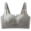 Breathable Nylon Push Up Bra With Adjustable Hook-S green 34 75 1