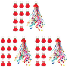 30Pack Streamers Popper Hand Throw Streamers No Mess Confetti Magic Paper Cracker for Celebration Birthday Propose