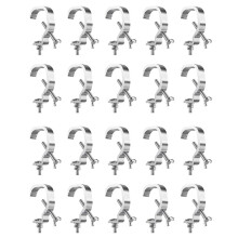 Truss C Clamp 1.18-2 Inch,20 Pack Stage Lights Truss Clamps,Fit for 30-50mm OD Tube, Load 55LB C Clamp for DJ Lighting
