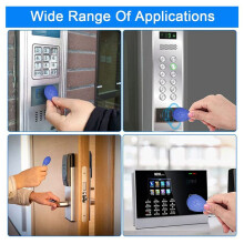 250 PCS Writable 125KHz RFID Key Fob Proximity ID Card Token Tag Rewritable T5577 Universal