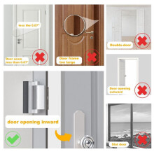 2Pack Door Reinforcement Lock,Aluminium Alloy U Door Reinforcement Lock 3Inch Security Door Lock Home Proof