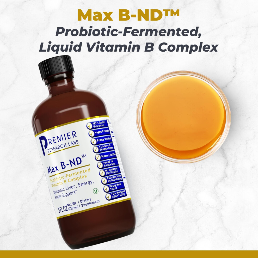 Premier Research Labs Premier Research Labs: Max B-Nd Liquid Vitamin B-Complex 8 Fl Oz