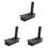 3X Room Led Lamp Headboard Wall Light Sconce Bed Side Reading Light Recessed Automatic  Wall Lamps,Black 1