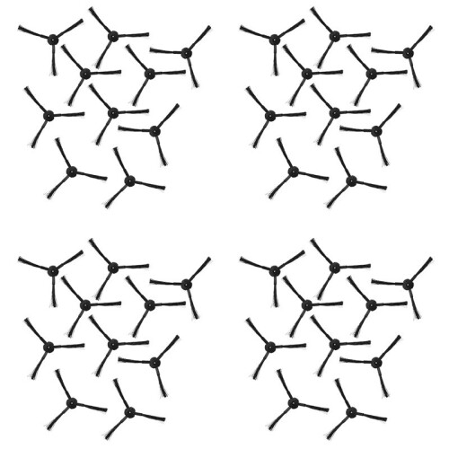 40-Pack Utbytes Sidoborste för  V3 V5 A6 A4 A4S Robotdammsugare