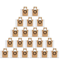 20 Pièces Sacs à Poussière pour Aspirateur Robot pour H50 Pro / Accessoires OV42GL Sacs à Poussière Pièces de Rechange