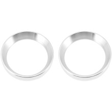 2X 54mm Pierścień DozująCy Pierścień DozująCy Kawy Ze Stali Nierdzewnej Lejek DozująCy Espresso Pierścień do Ochrony Kawy do Kolby 54mm
