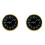 2X Relógio de Parede Luminoso Redondo  de 12 Polegadas Que Brilha no Escuro Decoração Interna Antiquada - Ouro 1