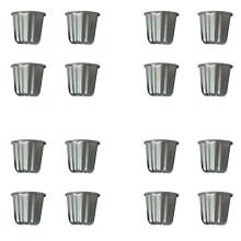 4X Molde Canele, Taza para Muffins Cannele, 4 Piezas Molde Cannele Antiadherente Canneles Gris-Negros