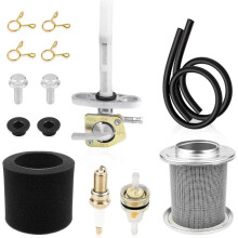 17212-KJ2-003 Air Filter Fuel Petcock Valve Gas Tank for CRF80F CRF100F 2004-2009 2011-2013 XR80R XR100R