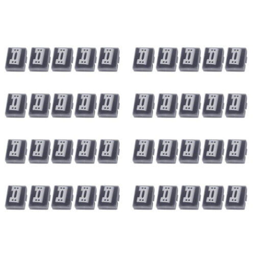 New 40Pcs 28 Teeth Zirconia Ceramic Clipper Blade for  Senior Clipper