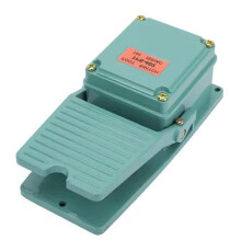 TFS-402 AC 250V 15A 1NO 1NC Momentan fotpedal elektrisk pedalbryter Sklisikker fotpedalbryter i aluminiumslegering