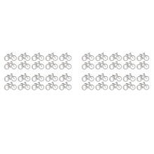40 Unids / Lote Abridor de Botellas de Cerveza de Metal Lindo Llavero de Bicicleta Llaveros para Abrebotellas Regalo Creativo para Ciclismo