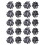 1000Pcs(500 Pairs)Garden Irrigation Kit Adjustable Atomization Dripper Atomization Connection Tee Joint 1