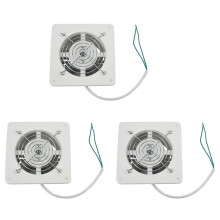 3st 4 Tum 20W 220V Höghastighetsfläkt Toalett Kök Badrum Hängande Vägg Fönsterglas Liten Ventilator Utsugsfläktar