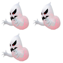 3pcs 1Mx0.9M Halloween Inflatable Horror Window Foldable Balloon Outdoor Courtyard Garden Decoration
