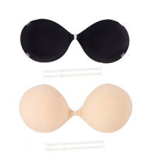 Set van 2 onzichtbare push-up strapless-Huidkleur zwart A