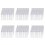 600Pcs Clear Plastic Test Tubes with White Screw Caps Sample Containers Bottles Push Caps 12X75mm 1