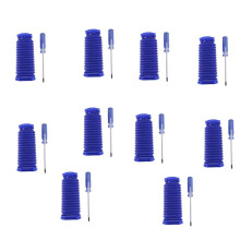 10X per V6 V7 V8 V10 V11 Rullo di Velluto Morbido Aspirazione Tubo Blu Sostituzione per Pulizia Domestica Accessori Aspirapolvere