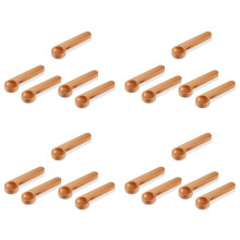 20 sztuk drewniana miarka do kawy i klips do torebek łyżka miarowa torby 2 w 1 uszczelniacz łyżka z miarką do fasoli, kawy espresso, herbaty