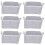 6X 3-Dimensional Storage Box Household Storage Box with Window Organizer Cloth Folding Large Capacity 30L 1