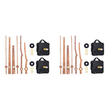 4 Szt. Mechanizm Ruchu Zegara z 12 Cal Mechanizm Zegara RęCznego z Orzecha Włoskiego do DIY Zegar śCienny Naprawa CzęśCi Zamiennych