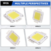 5X LED Chip 100W 7500LM White Light Bulb Lamp Spotlight High Power Integrated DIY