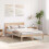 VidaXL vidaXL Bed Frame Brown 120 x 200 cm Solid Pine wood 3