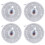 4X Led Ceiling Light Module Light Source 36W Round High Brightness Lighting Indoor Ceiling Light Cold White 1
