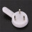 100 Pcs Plastic Heavy Wall Picture Frame Hooks Hangers 3-Pin Small White 7