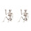 2X Halloween Skeletons Decorations, Posable Plastic Skeleton, Full Body Skeleton with Movable Joints 1