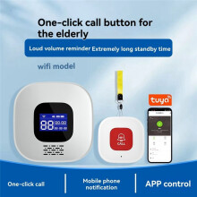 Tuya WiFi SOS Call Button for Elderly SOS Call Button Emergency SOS Alert System for Seniors Patients Elderly Home