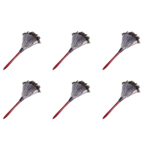 6X Ostrich Cleaning Feather Duster Ostrich Duster Ostrich Feather Duster Soft Feathers Duster