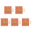 5X 86 Type Solid Wood Panel  Wall Light Retro Brass Toggle  Wood Grain Electrical  Socket 1- 1