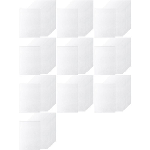 150 Pieces Shrink Plastic Sheets, Sanded Shrink Paper Shrink Film Sheets for   DIY Keychains, for Jewelry