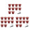 30 Pcs Reusable Refillable Coffee Capsule Filters for  with Spoon Brush Kitchen Accessories Coffee Filter Red 1