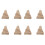 8st 3,7 M Rustik Jute Hessian Burlap Spets Bunting Shabby Chic BröLlopsbanner 1
