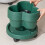 Vertical Gardening Stackable Flower Pots, for Strawberries, Flowers, Vegetable,Three-Dimensional Flower Pots(5PCS)Green 3