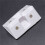 120pcs Shelf Cabinet 90 Degree Plastic Corner Braces Angle Brackets White 9