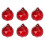 6pcs 30mm Red Crystal  Prisms 1