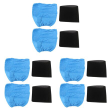 Textile Filter Bags Wet and Dry Foam Filter for MV1 WD1 WD2 WD3 Vacuum Cleaner Filter Bag Vacuum Cleaner 12PCS