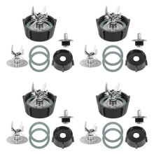 4X 6 Point Fusion Blade 4980 & 4902 Blender Jar Botten ErsäTtningsdelar Kompatibel för Osterizer Blender Blade