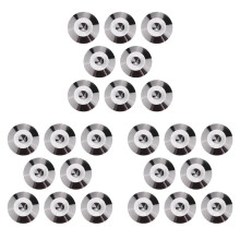 24Peças de Metal À Prova de Choque para EspigõEs de Pé Tapetes para Alto-Falantes CD Players Amplificador de Mesa Giratória DAC Gravador de Pés