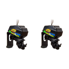 2X Boat Motor Coffee Stirrer,Clips Can Hold Cups,Propeller Can Penetrate Deeply Into Cup Stir Thoroughly for Make Coffee